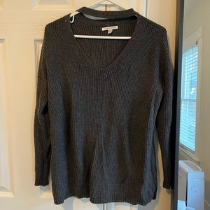 Keyhole neck sweater